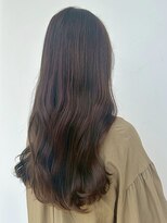 イーストハムアネーロ(EAST HAM anello) ロングウェーブ/透明感ブラウンカラー