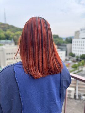 ビアージュ(Viage) #アンブレラ #オレンジ #ダブルカラー #ハイトーン #インナー