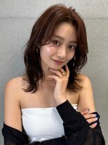 パヌポン 原宿表参道(PANUPON) ケアブリーチバレイヤージュハイライトベージュブラウン