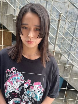 スーパーシーン(SUPER SCENE) くびれヘア/アプリコットオレンジ/夏のヘアアレンジ/宜野湾