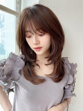 ラルユー 金山(LallYou) 2wayバングでイメチェン!顔まわりレイヤーくびれヘアが人気