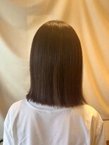 ココカラヘアー ニコ(cococara hair nico)&nbsp;切りっぱなしボブ/ミディアムボブ/暖色系