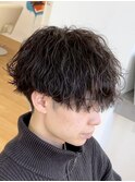 波巻きマッシュパーマ