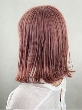 ウル(ulu) ピンクベージュ　ブリーチカラー