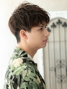 モッズヘアー メン 戸田公園店(mod's hair men) ニュアンスパーマツーブロックマッシュg戸田公園