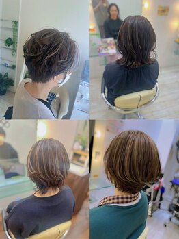 【脱白髪染め】ブリーチなのに傷みにくいファイバープレックス導入！頭皮に優しいN.カラーもオススメ☆