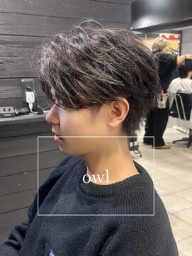 アウル 心斎橋(owl) フェザーパーマ×フェザーショート×センターパート×ヘッドスパ
