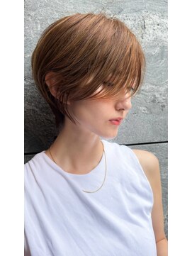 ミモザワークス(Mimosa Works) 大人ショートボブ丸みショートカットマッシュショート 前髪あり