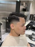 MEN’S HAIR/波巻きツイストスパイラル/リバースセンターパートF
