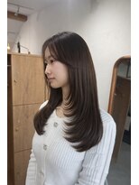 ライリー(riley) レイヤーカット×透明感グレージュ