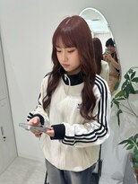ジーナ 吉塚(Zina)&nbsp;カシスピンク【福田れん】吉塚美容室 ブリーチなし 暖色系