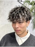 194. 波巻きツイストスパイラル/韓国風/MEN'Sパーマ