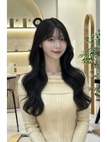 ジーナ 博多筑紫口(Zina)&nbsp;【輝士】韓国風巻き髪＆ダークグレージュ×小顔顔周りカット