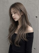 エイチ ウルフカット 大阪梅田(811)&nbsp;ヘアカラーグレージュカチモリヘアレイヤーボブ50代ボーイッシュ