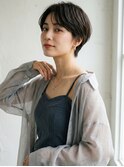 大人可愛い30代40代50代小顔◎マッシュショート丸みショート