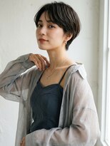 ヘアーメイクパウダー 天王寺寺田町店(Hair make powder) 大人可愛い30代40代50代小顔◎マッシュショート丸みショート