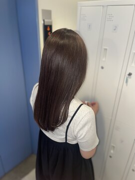 アズーア ヘアーアンドスパ(azure hair&spa) 思わず触れたくなる艶髪ストレート