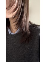 ケーツー エム 京都ラクエ(k-two emu) 20代30代◎レイヤーカット/大人ベージュカラー/顏周りレイヤー