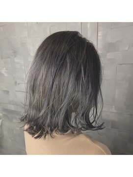 アミュレ(Amule) アネモネグレー外ハネロブ 大人可愛いヘア 梅ヶ丘ヘアサロン