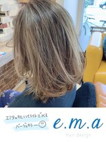 エマヘアデザイン(e.m.a Hair design)&nbsp;ハイライトベージュ