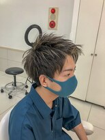 アッシュ 小岩店(Ash)&nbsp;ウルフ×メッシュ×アップバング