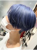 色落ちがシルバーになるネイビー！？【FERNA池袋】