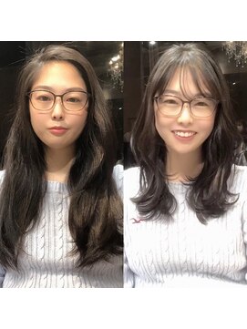 アフロート ギンザ(AFLOAT GINZA) AFLOAT GINZA【仲道 弘泰】前髪作った【before→after】