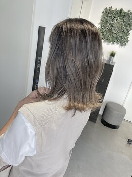 フリック 堺東店(FLICK) ダブルカラー/アッシュグレー/ハイトーン/堺東