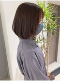 切りっぱなしボブ