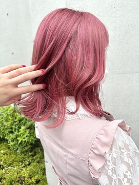 シモキタジャムズ ベイビーピンク＊ダブルカラー/ケアブリーチ/ピンクカラー