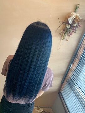 カノエ 宇部小串店(canoe) ブルーカラー/髪質改善縮毛矯正/髪質改善/韓国風/韓国ヘア