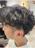 メンズビジネスパーマ
