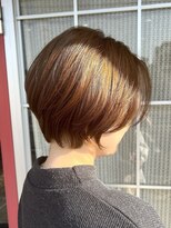 ヘアークリエイションアンズ(Hair creation Andz) ショートボブ　かきあげ