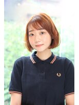 アエレ(Aere)&nbsp;【Aere池袋】オレンジブラウン×内巻きボブ☆小林　正重