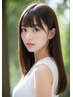 《気になるうねり・くせ毛に★》うるツヤ・前髪縮毛矯正＋前髪カット　6000円