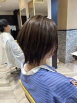 ゼンコー キチジョウジ(ZENKO KICHIJOJI)&nbsp;レイヤーボブ×オリーブベージュカラー