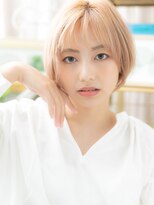 カバーヘア ブリス 川口(COVER HAIR bliss)&nbsp;ミルクティベージュ外国人風ウルフマッシュh3川口20代30代40代