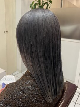 ヘアーアンドメイク サワ 上田本店(SAWA) 20代30代40代髪質改善カラーアッシュベージュ艶感ストレート