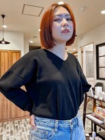 アンドファインヘアービューティー(AND FINE hair beauty) アプリコットオレンジ