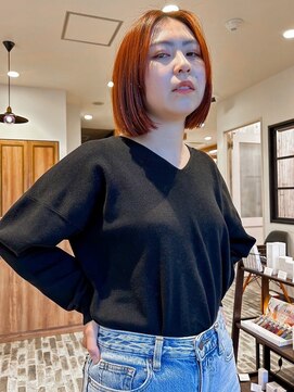 アンドファインヘアービューティー(AND FINE hair beauty) アプリコットオレンジ