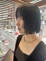 ヤイエ 青山店(yiye)&nbsp;ボブ/姫カット/ レイヤー/ブルーブラック