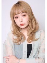 レム 溝の口(REM)&nbsp;ミディアムウルフ×くびれレイヤー【溝の口美容室】