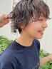 ダメージレスパーマ】ZEROパーマ+髪質改善TR(お試し)+カット￥22100→￥11000