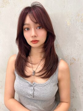 ロンドローズ 名古屋(Lond damaskRose) レイヤーカット ケアブリーチ ダブルカラー 41106