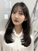ナカイ(NAKAI)&nbsp;顔周りワンカールレイヤーカット/イメチェンヘアスタイル/韓国