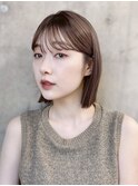 イメチェン美髪小顔似合わせカットサイドバングボブカット