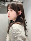 韓国ヘア/レイヤーカット/顔まわりカット/前髪カット/縮毛矯正