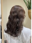 縮毛矯正履歴になみなみウェーブパーマ♪