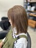 明るい白髪染め　全体カラー