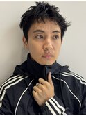 フェザーパーマメンズパーマサイドバックメンズショートカット